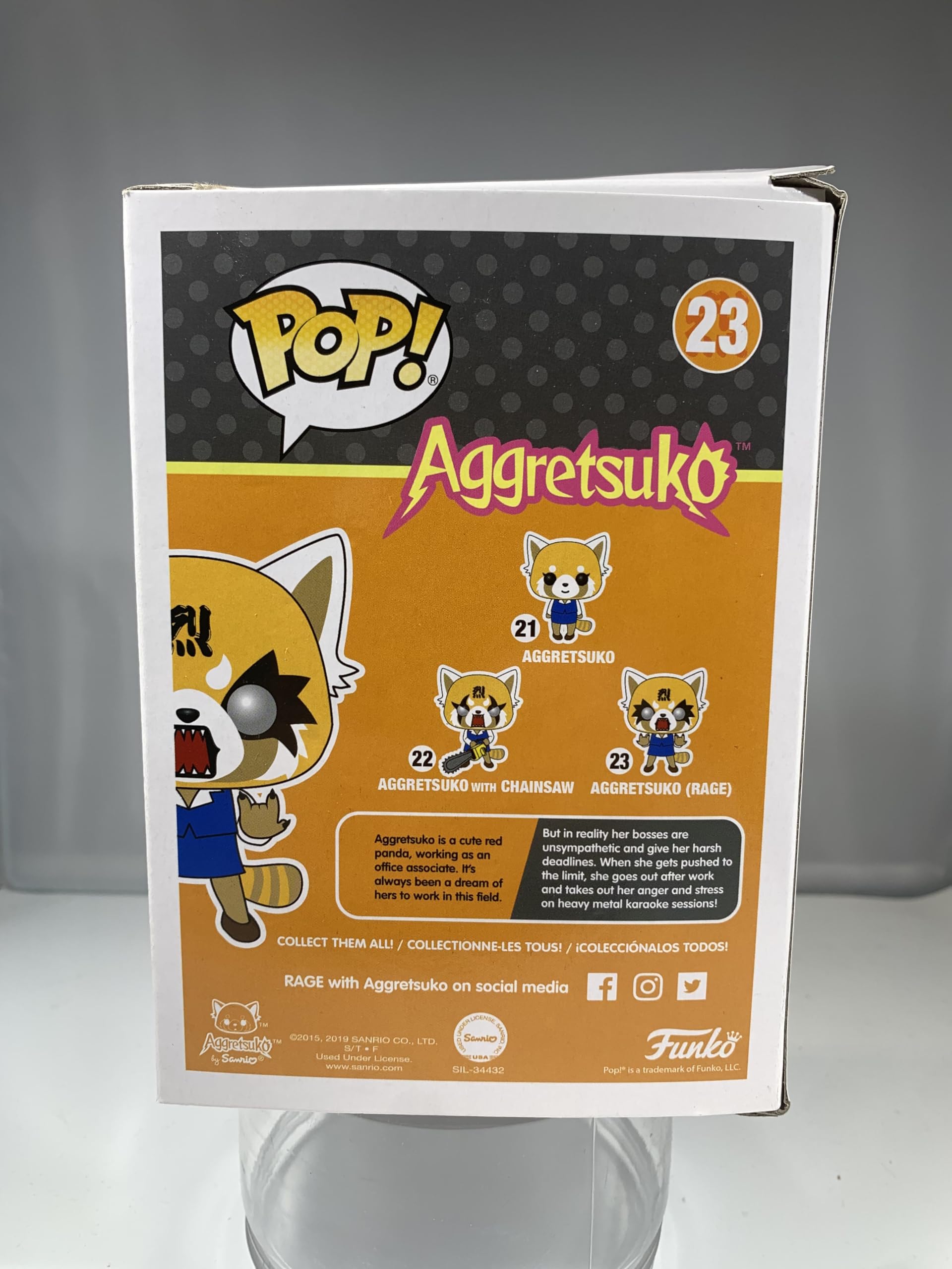 Amazon.com: POP! Aggretsuko: Aggretsuko (Rage) - Gold